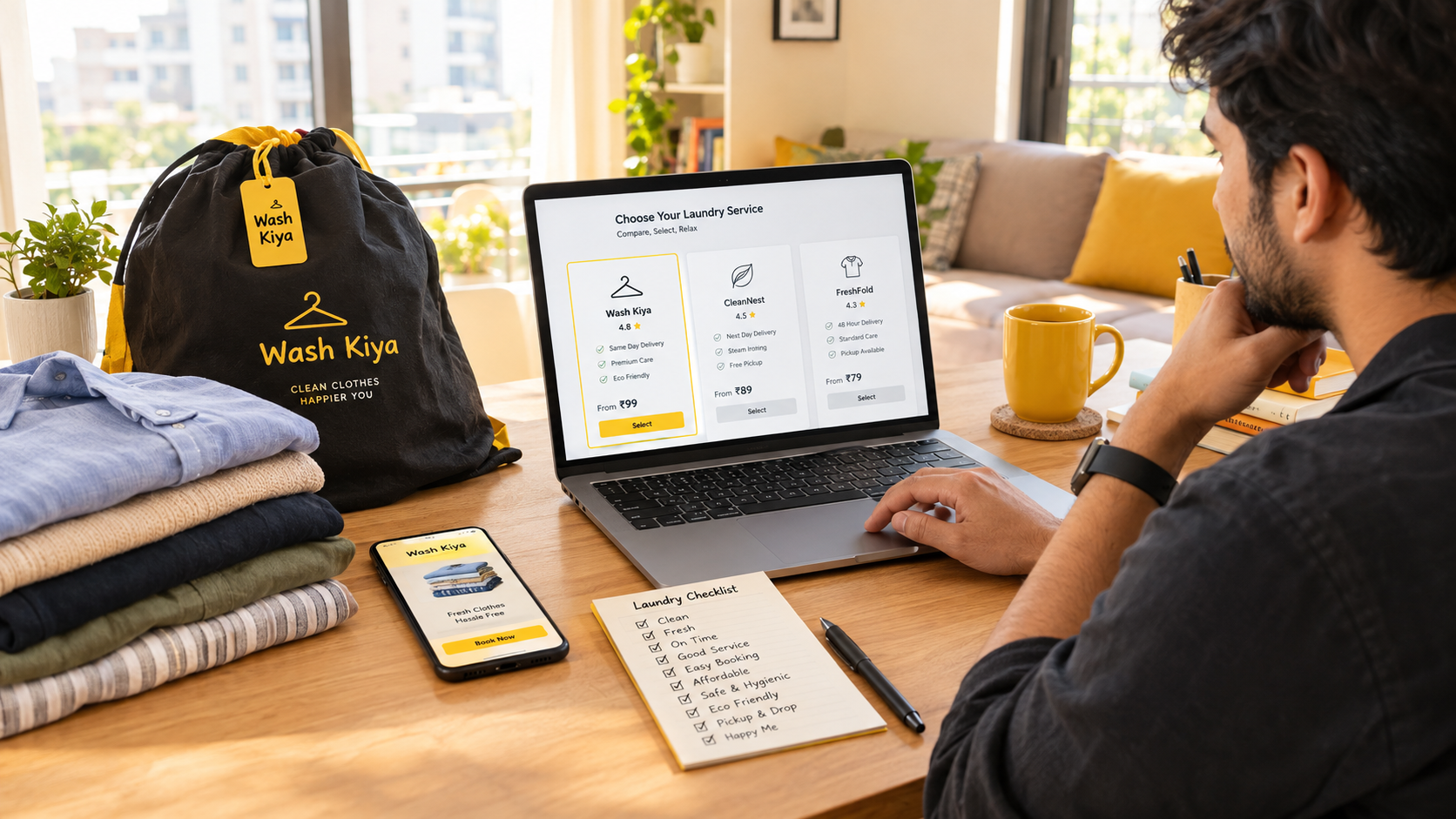Best Laundry Service Near Me: 10 Things to Check Before Choosing a Laundry Service in 2026 - Wash Kiya