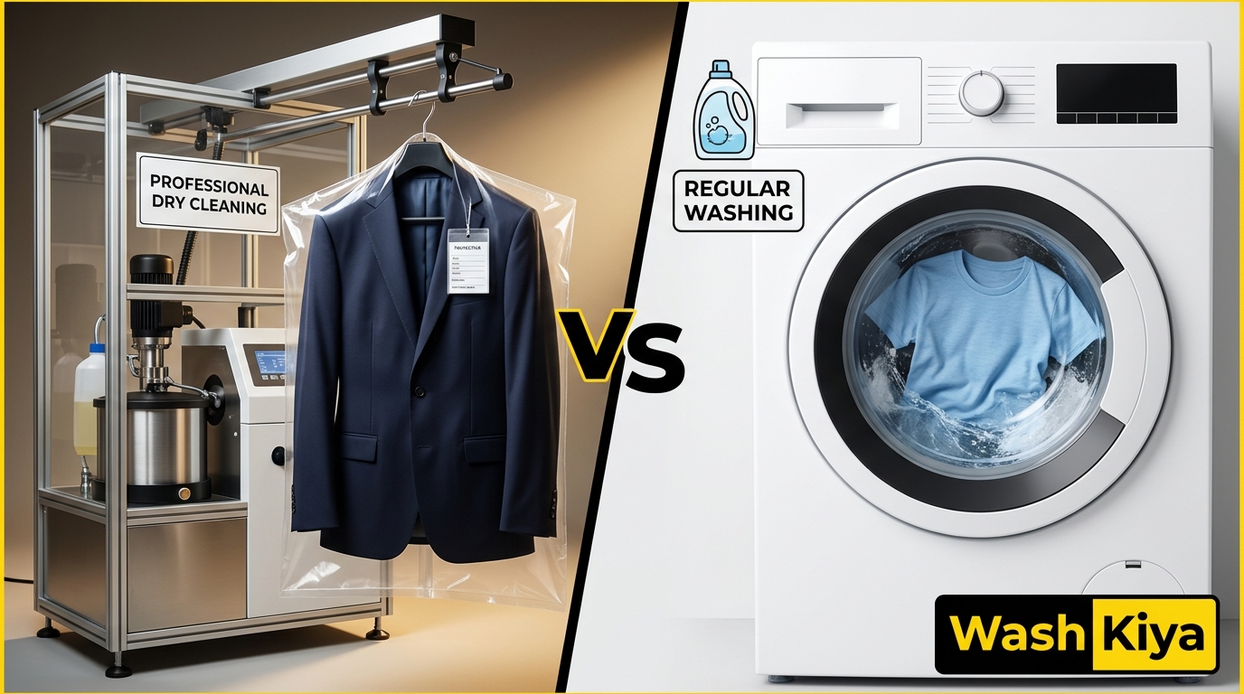 Dry Cleaning vs Washing: Which One Does Your Fabric Actually Need? - Wash Kiya