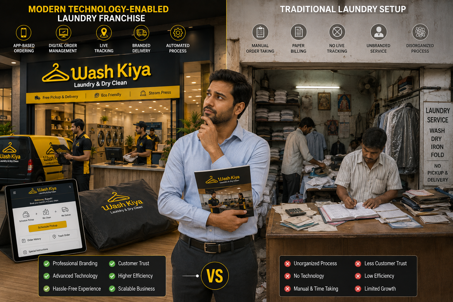 How to Choose the Best Laundry Franchise in India - Wash Kiya