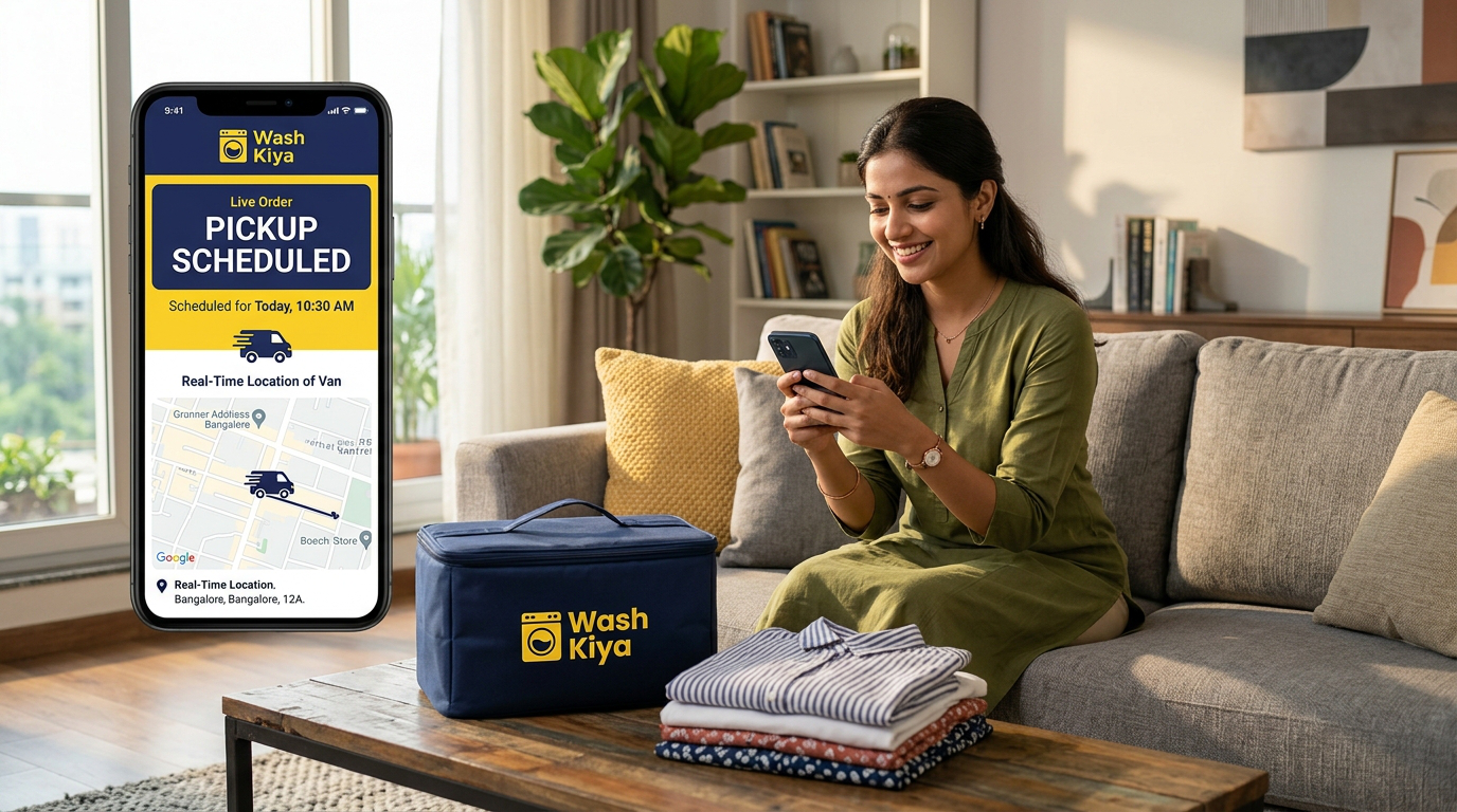 Online Laundry Services in India: How Technology Is Changing the Way We Do Laundry in 2026 - Wash Kiya